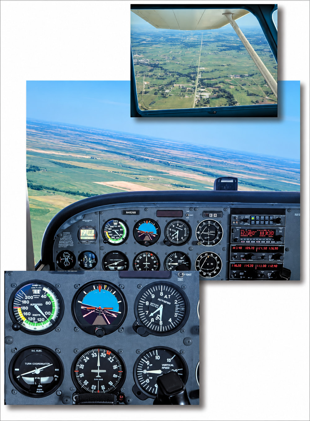 Figura 3-5. Viraje nivelado a izquierda.